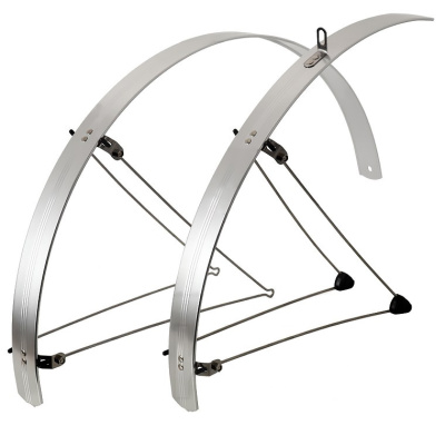 Комплект плоских алюминиевых крыльев Stronglight FLAT ALU & ANO 26&quot; (серебристый 42 мм)