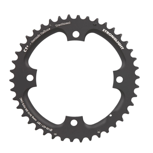 Звезда системы Stronglight для систем SRAM 2/10 XX, X0, X7 и X9  7075-T6 CT? (черный 29 BCD 80 мм)