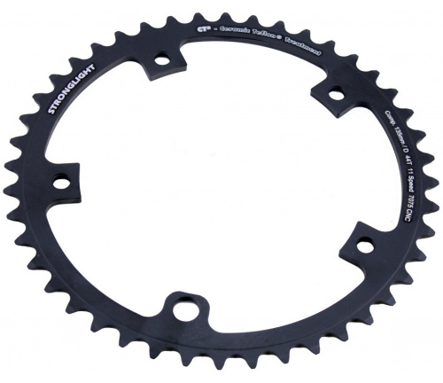 Звезда системы Stronglight 7075-T6 CT? для Campagnolo Type D BCD110 11 скоростей (черный 39 BCD 110 мм)