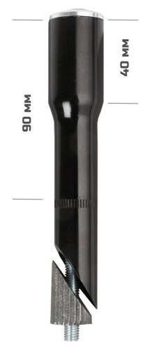 Адаптер выноса (граната) ACME 1&quot; на стандартные выноса 1 1/8&quot; (черный)