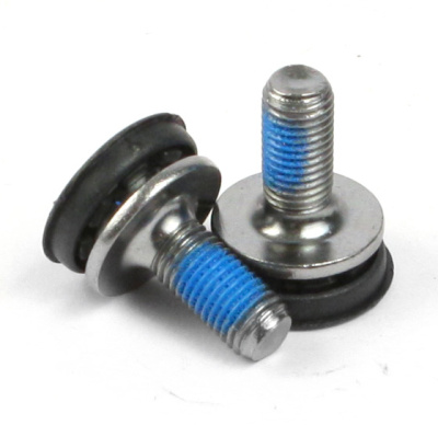 Болты системы под квадратную ось каретки с сальником (серебристый комплект 1 шт)