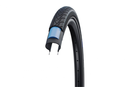Велопокрышка антипрокольная Schwalbe Marathon Plus Performance SmartGuard 29" (светоотражающая полоса 29x2,25" стальной)