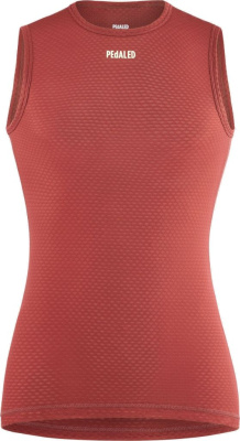 Базовый слой PEdALED Element без рукавов женский (красный S)