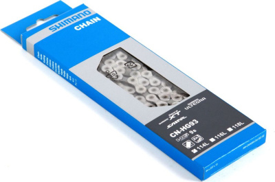 Цепь Shimano XT CN-HG93 9 скоростей (серебристый 114 звеньев)
