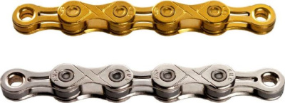 Цепь KMC X11EL 11 скоростей, замок (серебристый 118 звеньев)