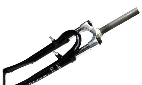 Амортизационная вилка RST CT-COM T7 SL 28" (черный 28" 50 мм эксцентрик 9 мм шток 1 1/8" (28.6 мм), алюминий)