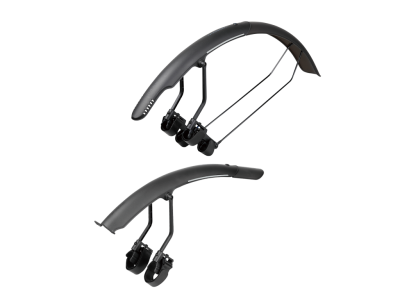 Комплект крыльев для шоссейных велосипедов Topeak TetraFender R1/R2 Set (черный)