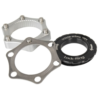 Переходник-адаптер ACME M-Wave для крепления роторов IS6 на CenterLock (черный)