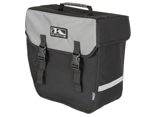 Боковая багажная сумка ACME M-Wave Amsterdam Single (черный / серый 18 литров)