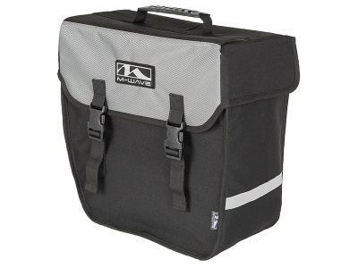 Боковая багажная сумка ACME M-Wave Amsterdam Single (черный / серый 18 литров)