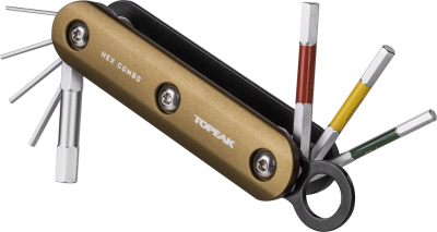 Набор инструментов компактный Topeak Hex Combo TT2558 (бронзовый)
