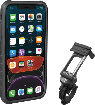 Чехол и кронштейн для мобильного телефона Topeak RideCase для iPhone 11 TT9862BG (черный)