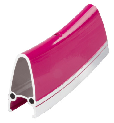 Обод Remerx 28&quot; для шоссейных велосипедов и фикседов (розовый 40 мм x 22  мм 32 стенка двойная, без пистона 28&quot; (622) для ободных и дисковых тормозов)