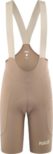 Велошорты с лямками PEdALED Element Lightweight Bib Shorts мужские (коричневый L)