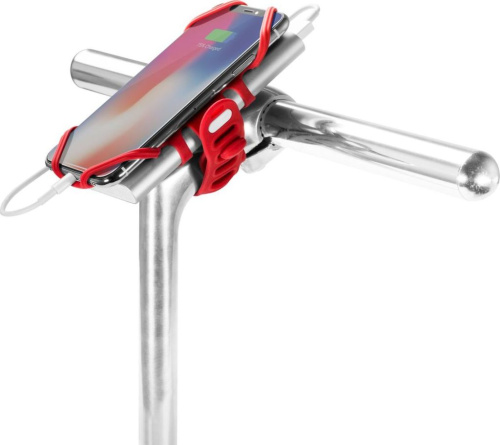 Универсальный держатель смартфона и пауэр-банка на вынос Bone Bike Tie Pro Pack 4&quot;- 6.5&quot; (красный)