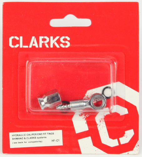 Набор крепления гидролинии (банджо) Clark's HF-C1/C1A (Shimano, Clark's) (серебристый)