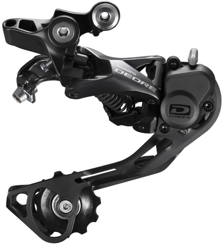 Задний переключатель Shimano Deore RD-M6000 10 скоростей (черный длинная лапка)