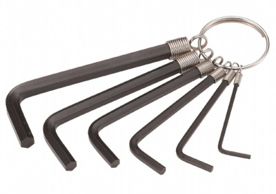 Набор шестигранных ключей на кольце Bike Hand YC-268L (черный)