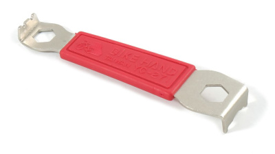 Ключ Bike Hand YC-271 для бонок и самовыжимных гаек шатунов (серебристый)