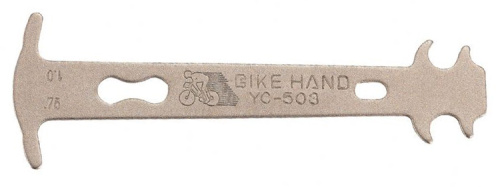 Цепеметр механический профессиональный Bike Hand YC-503 (серебристый)
