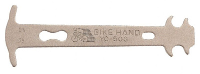 Цепеметр механический профессиональный Bike Hand YC-503 (серебристый)