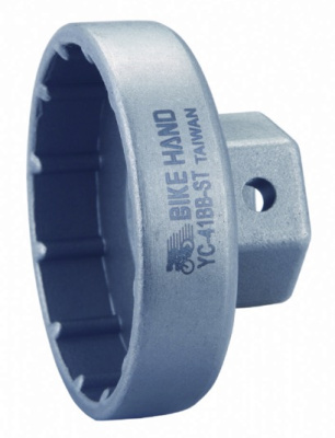 Съемник каретки Bike Hand YC-41BB-ST для кареток SRAM DUB, Race Face Cinch, Rotor (серый)