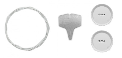 Застежки BOA LI2 Dial B для велотуфель Fizik (белый комплект)