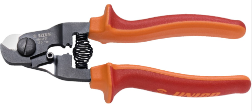 Кусачки Unior 584/4BI для тросов и рубашек (красный)
