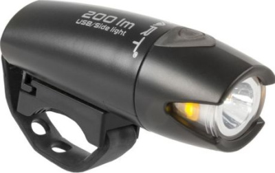 Фара для велосипеда передняя SMART Nichia 200 (белый черный)