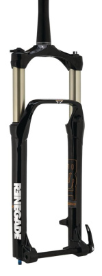Амортизационная вилка RST Renegade Air 26&quot; для фэтбайков (черный матовый 100 мм ось 15 мм шток 1 1/8&quot; (28.6 мм) для дисковых тормозов)