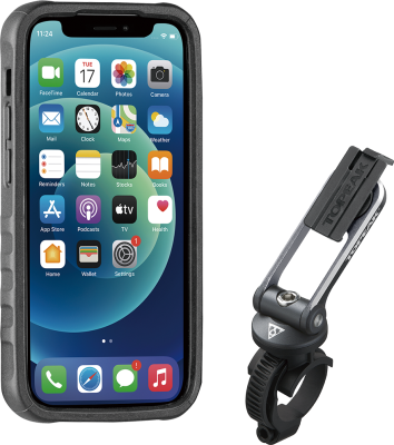 Чехол и кронштейн для мобильного телефона Topeak RideCase для iPhone 12 Mini TT9867BG (черный)