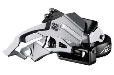 Передний переключатель Shimano Acera FD-M3000 3x9 (угол 66°-69° Универсальная тяга, нижний хомут 34.9 / 31.8 / 28.6)