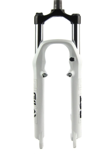 Амортизационная вилка RST Gila ML 26&quot; (белый 100 мм эксцентрик 9 мм шток 1 1/8&quot; (28.6 мм), сталь для ободных и дисковых тормозов)