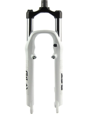 Амортизационная вилка RST Gila ML 26&quot; (белый 100 мм эксцентрик 9 мм шток 1 1/8&quot; (28.6 мм), сталь для ободных и дисковых тормозов)