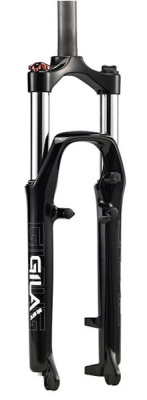 Амортизационная вилка RST Gila ML 26&quot; (черный 100 мм эксцентрик 9 мм шток 1 1/8&quot; (28.6 мм), сталь для ободных и дисковых тормозов)