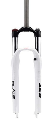 Амортизационная вилка RST Blaze TNL 27.5&quot; (белый 27.5&quot; 100 мм эксцентрик 9 мм шток 1 1/8&quot; (28.6 мм), сталь для дисковых тормозов)