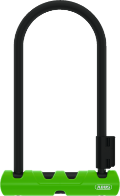 Замок-скоба Abus Ultra 410 (черный / зеленый 300 х 110 мм)