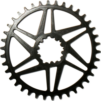 Звезда системы Neutrino Components для Sram Direct Mount BB30 (смещение 0 мм) narrow wide (черный 38 BCD Sram Direct Mount)