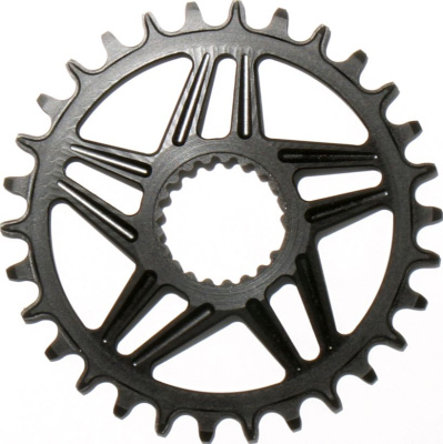 Звезда системы Neutrino Components для Shimano Direct Mount Boost (смещение 3 мм) narrow wide (черный 30 BCD Shimano Direct Mount)