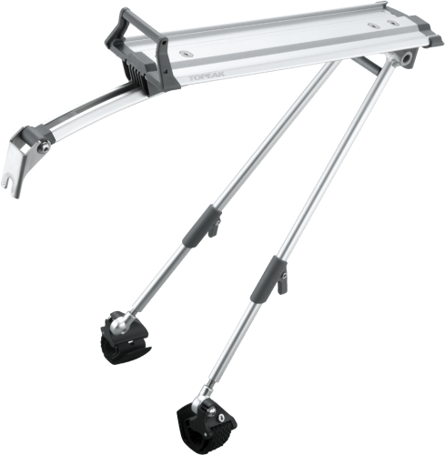 Багажник для шоссейных велосипедов Topeak Roadie Rack with RX Quick Track Plate 700c TA2403 gnn (серебристый)