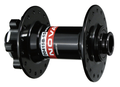 Передняя втулка Novatec D041SB IS6 (черный 110 мм (Boost) ось 15 мм 32)