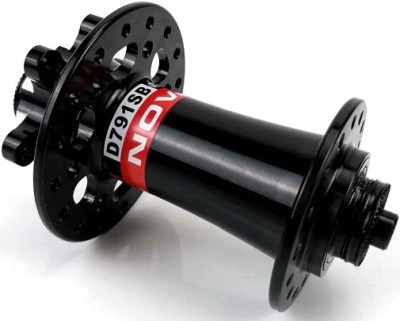 Передняя втулка Novatec D791SB IS6 (черный эксцентрик 9 мм 32)