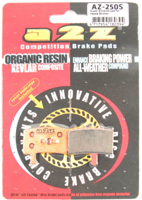 Тормозные колодки для велосипеда A2Z 250 (Hayes Stroker Trail) gnn (металлизированные (sintered) с пружиной)