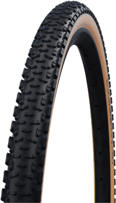 Велопокрышка Schwalbe G-One Ultrabite 28" (черный / бежевый 700x40c (42-622) кевларовый)