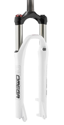 Амортизационная вилка RST Omega TNL 27.5&quot; (белый 27.5&quot; 100 мм эксцентрик 9 мм шток 1 1/8&quot; (28.6 мм), сталь для дисковых тормозов)