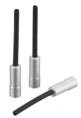 Наконечник тормозной рубашки Alligator с уплотнителем (серый 17 мм / диаметр M5)