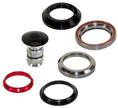 Рулевая колонка Neco H52 1 1/8&quot; (черный экспансивный якорь)