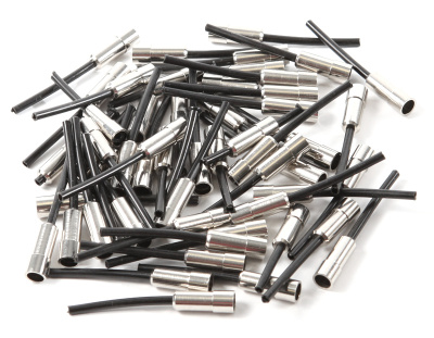 Латунный фрезерованный наконечник рубашки Alligator с уплотнителем (серебристый 17 мм / диаметр M5)