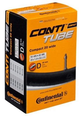 Камера Continental 20&quot; (20x1.9-2.5&quot; (50/62-406) ниппель 35 мм (авто))