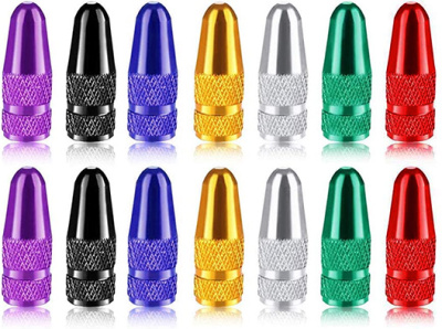 Колпачок ACME на велосипедный ниппель (Presta) алюминий (черный)